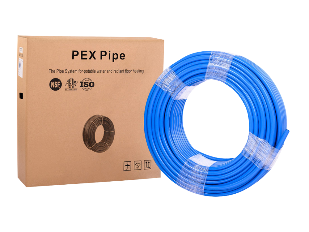 pex pipe-blue